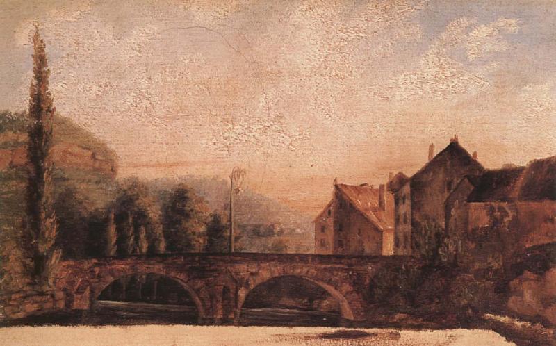Gustave Courbet Bridge Germany oil painting art